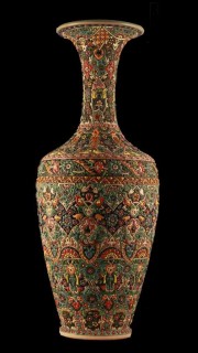 Персидская ваза керамическая большая в античном с